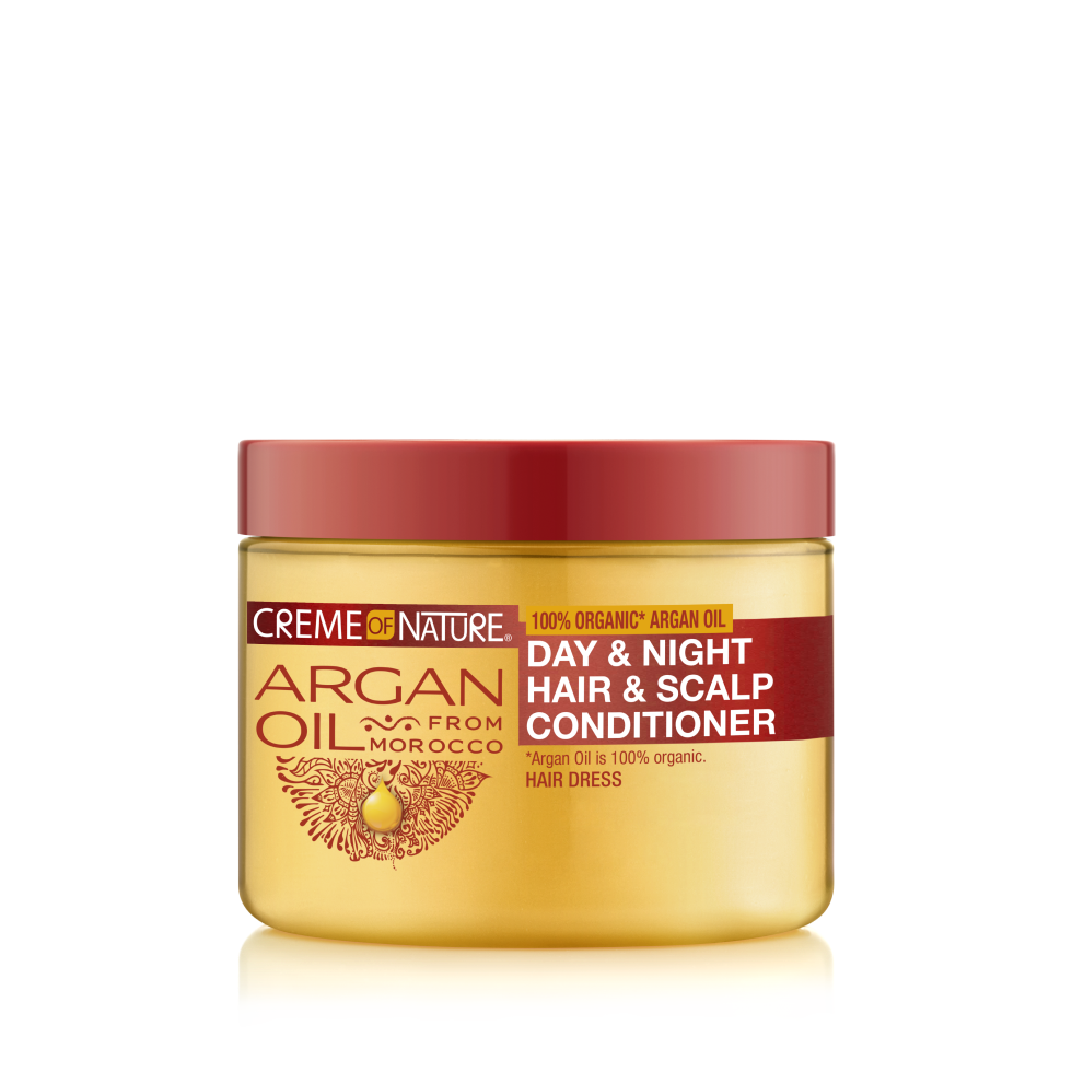 Creme Of Nature Argan Oil Day & Night Hair and Scalp Conditioner 4.76 oz