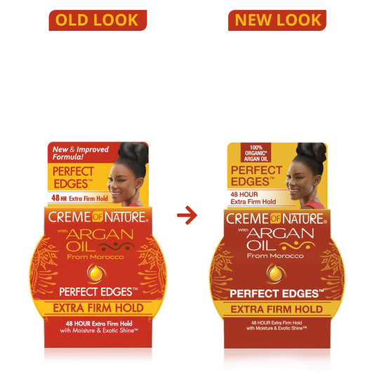 Creme of Nature Argan Oil Perfect Edges  Extra Firm Hold 2.25 oz