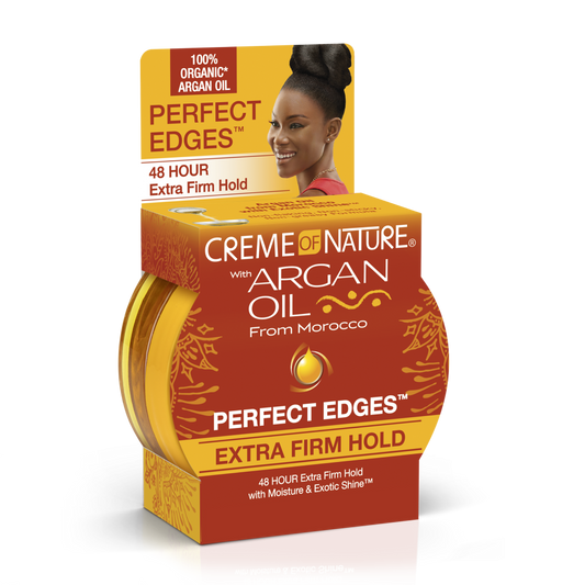 Creme of Nature Argan Oil Perfect Edges  Extra Firm Hold 2.25 oz