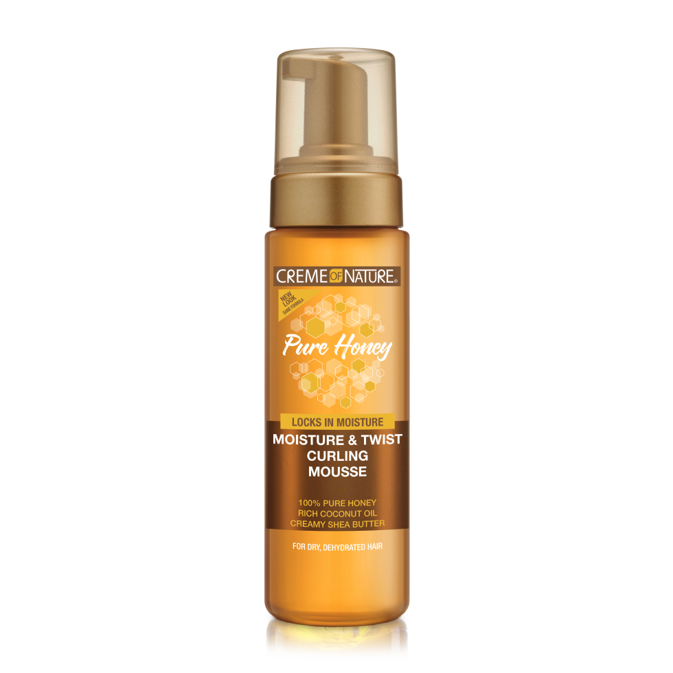 Creme of Nature Pure Honey Moisture & Twist Curling Mousse 7 oz