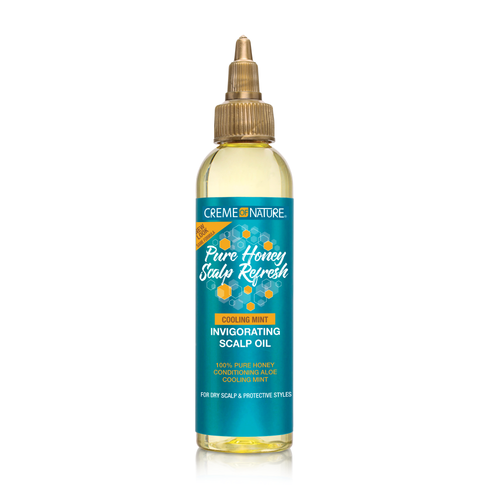 Creme of Nature Pure Honey Scalp Refresh Invigorating Scalp Oil 4 oz