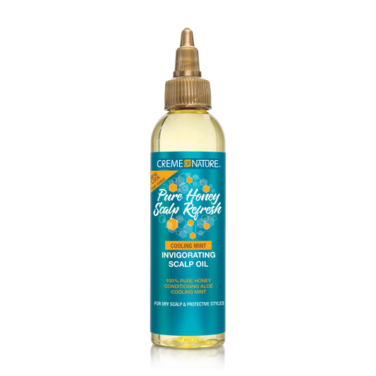 Creme of Nature Pure Honey Scalp Refresh Invigorating Scalp Oil 4 oz