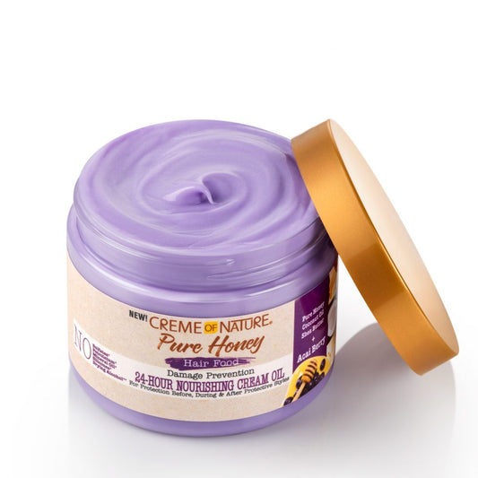 Creme Of Nature Pure Honey Damage Prevention 24-Hour Nourishing Cream Oil 4.7 oz