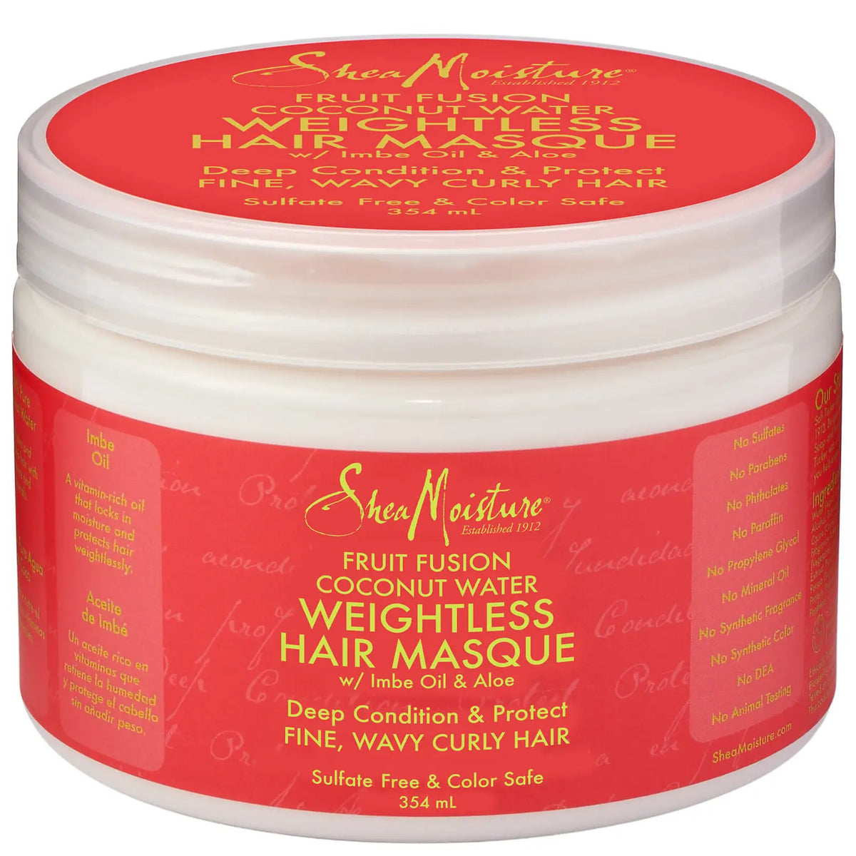 Shea Moisture Fruit Fusion  Weightless Hair Masque 12oz