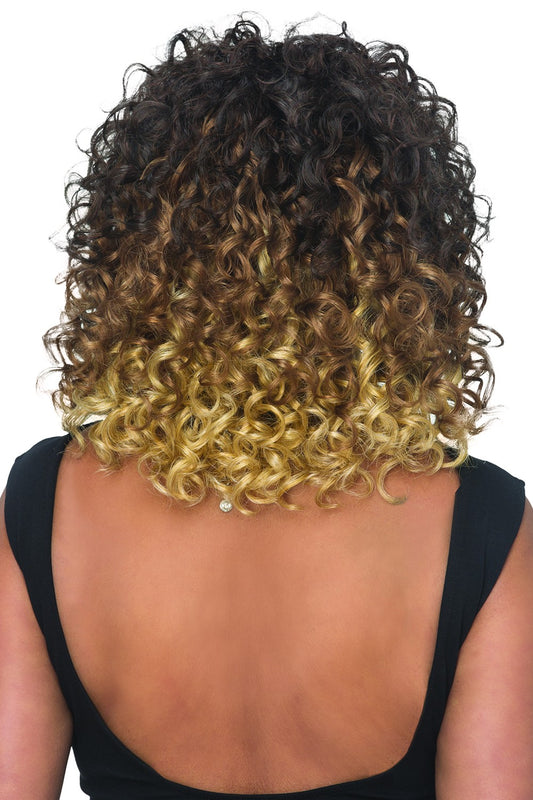 Vivica A. Fox HW-TWEEDY Synthetic Fiber, 3/4 Half Wig