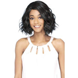 Vivica A Fox  Pure Stretch Cap Synthetic Body Wave Bob W/ Side "10 inch" Wig - IVORY