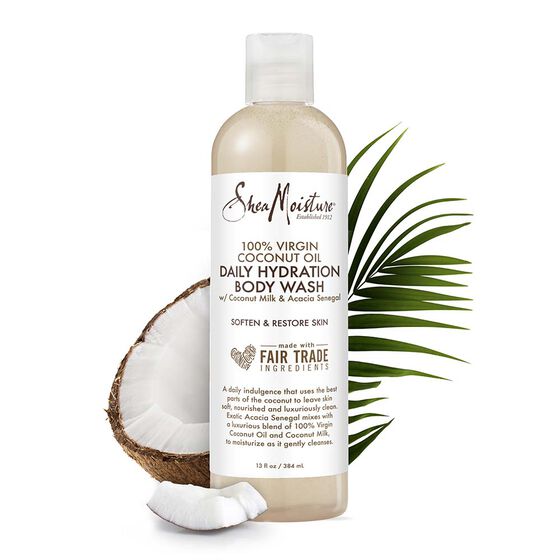 Shea Moisture 100% Virgin Coconut Oil Daily Hydration Body Wash 13oz