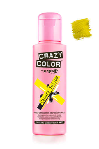 Crazy Color Cream Canary Yellow 49 100ml