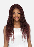 Vivica A. Fox ADALEE 25″ NATURAL WAVE DREAD LOCS Synthetic Swiss Lace Front Wig