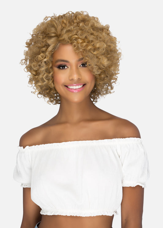 Vivica A Fox  Pure Stretch Cap Synthetic Lace Front Wig With Invisible Side Part- AILLISH