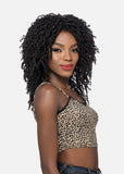 Vivica A Fox  Pure Stretch Cap Synthetic 15 Pieced Tight Twist Dreadlock Wig -  BINNY