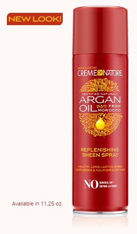 Creme of Nature Argan Oil Replenishing Sheen Spray 11.25 oz