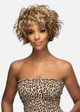 Vivica A Fox  Pure Stretch Cap Synthetic Short Style with Loose Curls "10 inch" Wig -  ELSIE