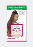 VIVICA A FOX  HPB- ANGEL 36'' HUMAN HAIR BLEND LOOSE CURL PONYTAIL