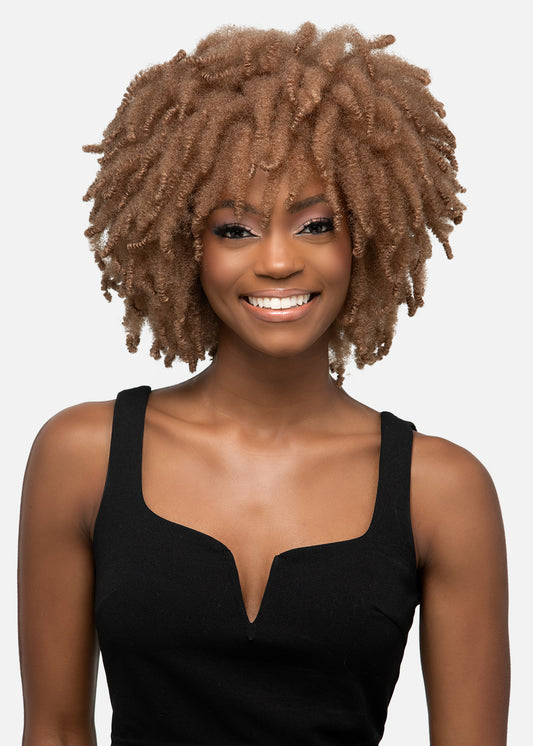 VIVICA A FOX  LEXIE 11″ LAYERED AFRO WITH TIGHT CURL Pure Stretch Cap Wig