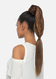 Vivica A Fox  PB- YUKI 24″ FISHTAIL WITH HIGH WRAPPED DOME Drawstring Ponytail