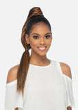 Vivica A Fox  PB- YUKI 24″ FISHTAIL WITH HIGH WRAPPED DOME Drawstring Ponytail