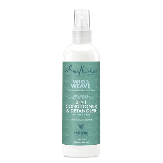 Shea Moisture Wig And Weave 2 In 1 Conditioner And Detangler 8oz