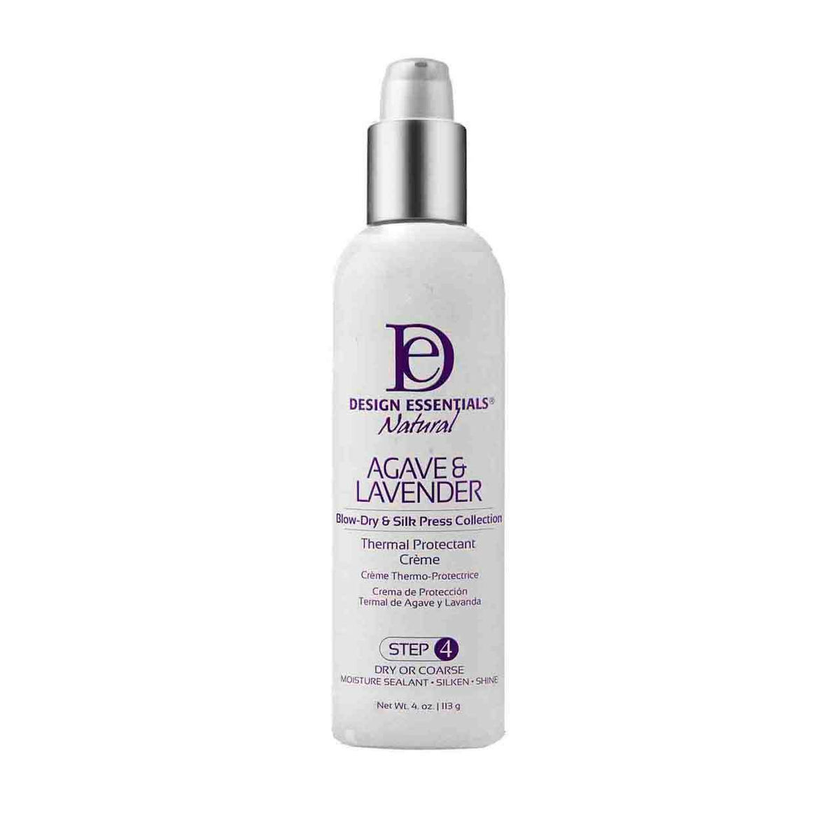 Design Essentials Agave&Lvndr Thermal Protector Cream 4z/118ml