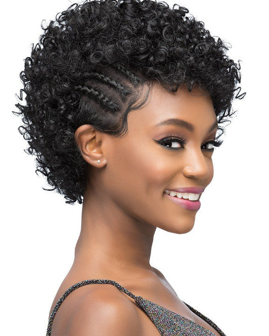 Vivica A Fox  Short Tight  Cornrow Braided Synthetic Wig-BEATRICE