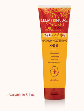 Creme of Nature Argan Oil Maximum Hold Styling Snot 8.4 oz