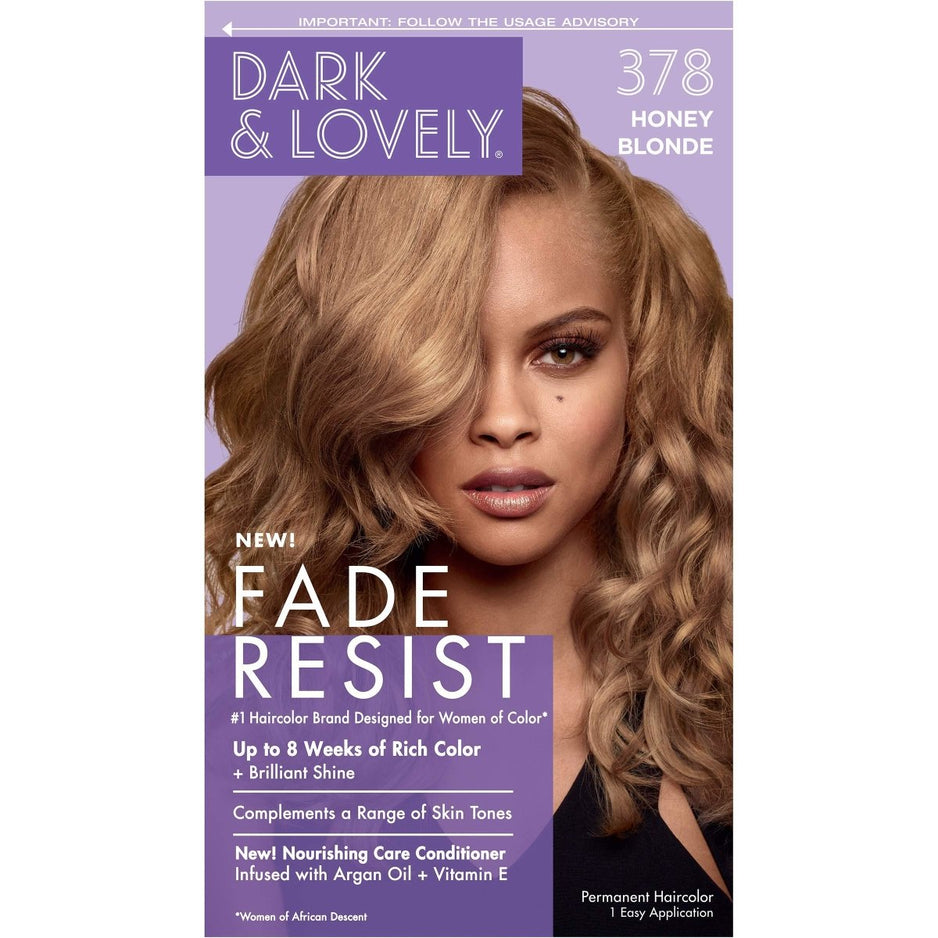 Dark & Lovely Lovely Hair Color Fade Resist Honey Blonde 378