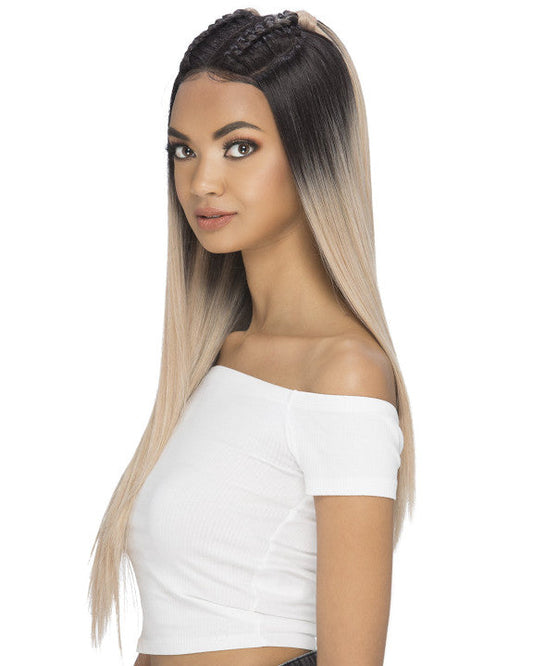 Vivica A Fox  Pure Stretch Cap Synthetic Lace Front Wig with Invisible Omega Part- RAINA