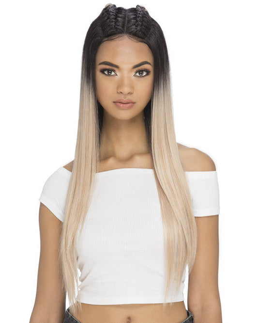 Vivica A Fox  Pure Stretch Cap Synthetic Lace Front Wig with Invisible Omega Part- RAINA