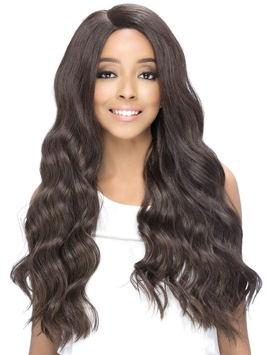 Vivica A Fox Pure Stretch Cap Synthetic "23 inch" Lacefront  Long  Wig- ABELLA