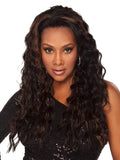 Vivica A Fox Pure Stretch Cap Synthetic  Long  "25 inch" Swiss Lacefront  Wig- AUGUSTA