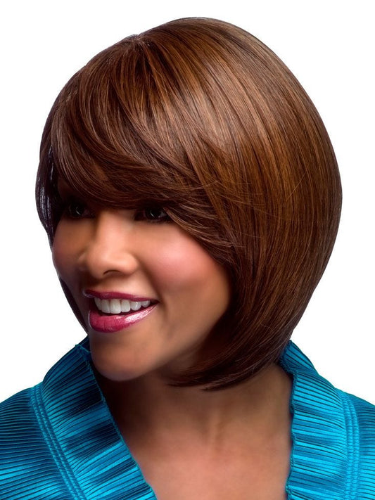 Vivica A Fox  Pure Stretch Cap Synthetic Straight Bob "13 inch" Wig -  ESTEE