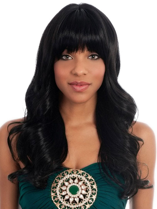 Vivica A Fox Pure Stretch Cap Synthetic "23 inch" Body wave Long  Wig-KIMBERLY