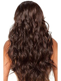 Vivica A Fox Pure Stretch Cap Synthetic "26 inch"naturally curly wave with side swept bang Wig-KOI