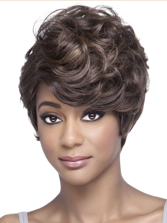 Vivica A Fox  Pure Stretch Cap Synthetic  Pixie Wavy Wig - LONDON