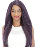 Vivica A Fox Pure Stretch Cap Synthetic "27 inch" yaki texture Long  Wig-TWILIGHT  1