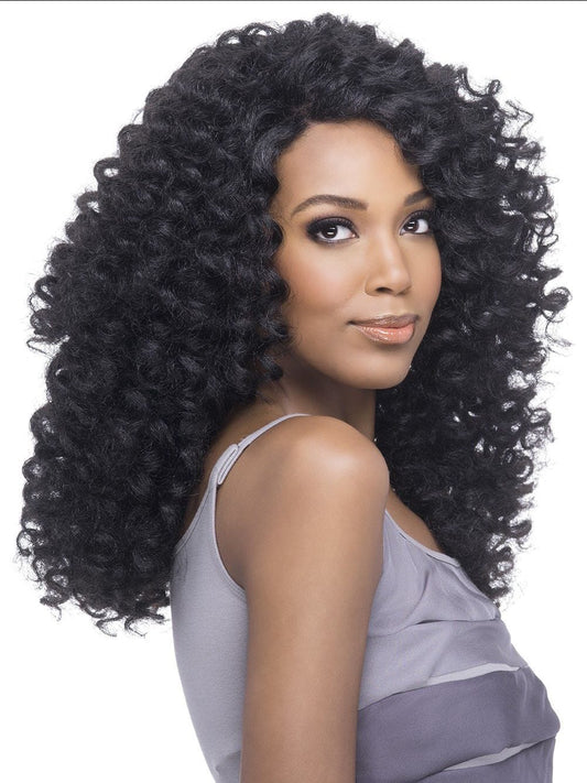 Vivica A Fox Pure Stretch Cap Synthetic  Long Layered "19 inch" Lacefront  Wig-YONCE